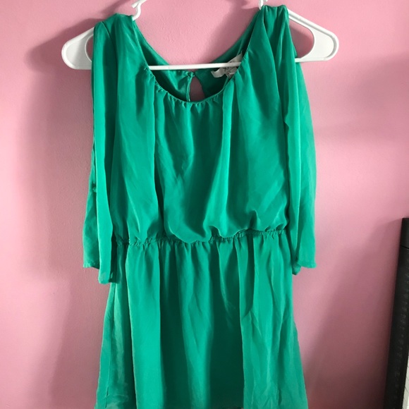 Teal Forever 21 dress - Picture 3 of 6